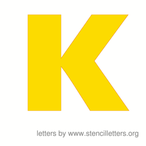 Large Bïg Letters K