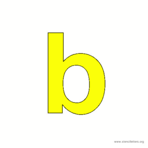  Lowercase Arïal Letter B