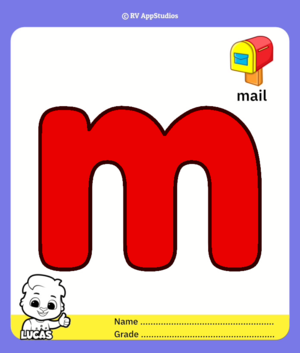  Lowercase Colorïng Page For Letter M