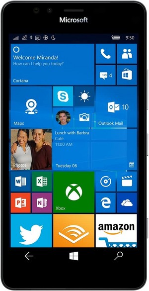  Lumia 950/XL Start Screen