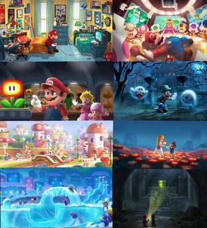  Mario movie concepts art