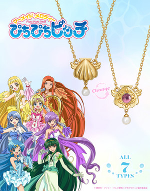  Mermaid Melody Natural stone reversibile necklaces
