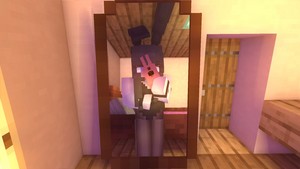  Minecraft Bunny Egirl Selfie