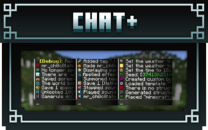  minecraft Chat + Expanded Chat iconos and Graphics update