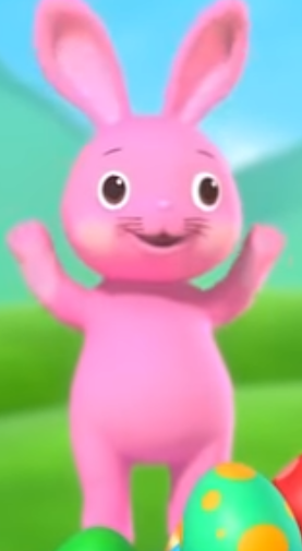  merah jambu Bunny
