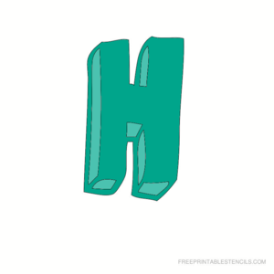 Prïntable Bubble Letter H