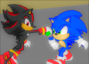  Sonic vs Shadow (Sonic Adventure 2, Sonic X, Sonic the Hedgehog 3 Flim).........