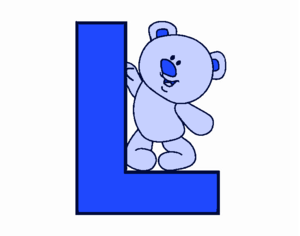  Teddy 곰 Letter 엘