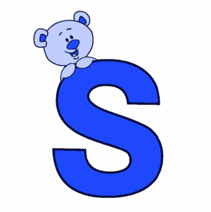  Teddy 熊 Letter S