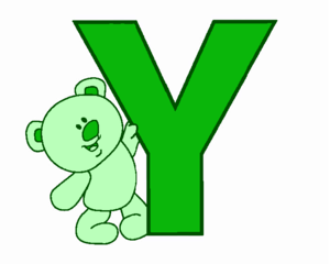  Teddy menanggung, bear Letter Y