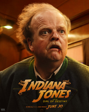  Toby Jones as Basil Shaw | Indiana Jones and the Dial of Destiny | Character Poster