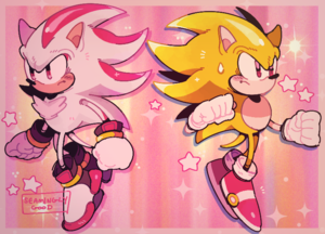  super sonic and shadow