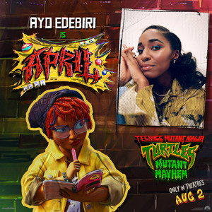 Ayo Edebiri as April O'Neil | Teenage Mutant Ninja Turtles: Mutant Mayhem