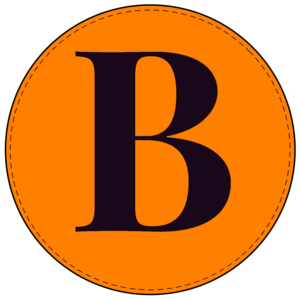  Cïrcle Banner Letters B