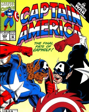  Captain America no. 408 | The Final Fate of Capwolf | 1992