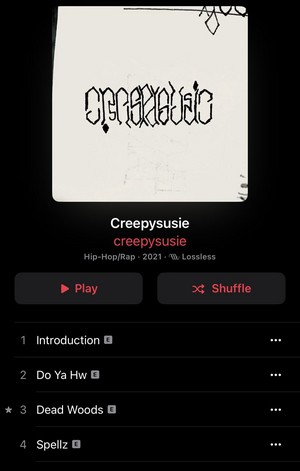  Creepy Susie spotify album