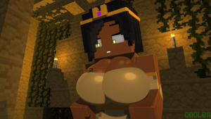  Giant Egypt Goddess Minecraft (Майнкрафт) Girl