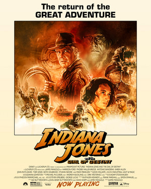  Indiana Jones and the Dial of Destiny | Promotional Poster