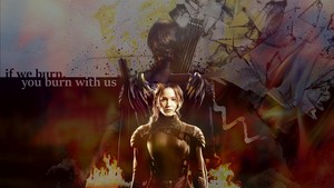  Katniss Everdeen Обои - Mockingjay