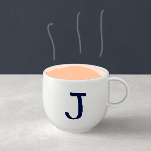 Letters Cup J