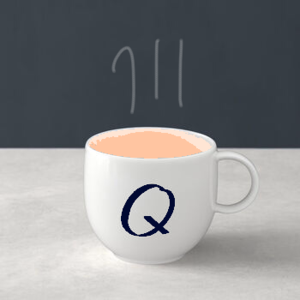  Letters Cup Q