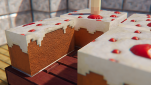  Minecraft RTX Cake