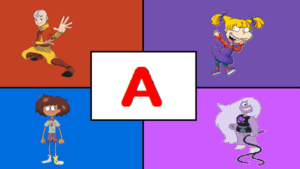  My 5 favorito! Letter Characters A