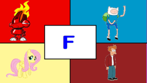  My 5 お気に入り Letter Characters F
