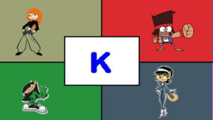 My 5 Favorite Letter Characters K