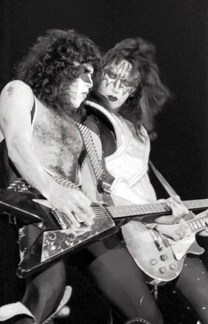  Paul and Ace ~Calgary Alberta Canada...July 31, 1977 (Love Gun Tour)