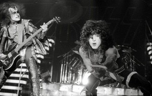  Paul and Gene ~Calgary Alberta Canada...July 31, 1977 (Love Gun Tour)