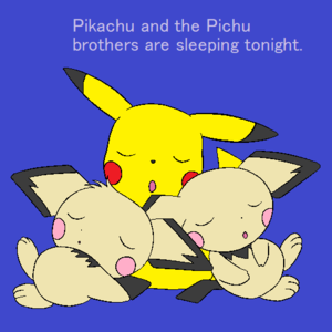  Pikachu and the Pichu bros