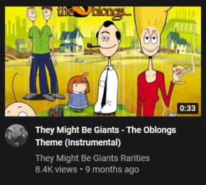  The Oblongs タイトル theme might be giants