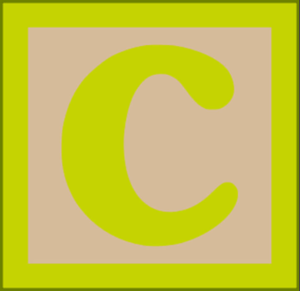  The Wooden Letters Lowercase C