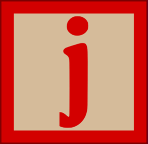 The Wooden Letters Lowercase J