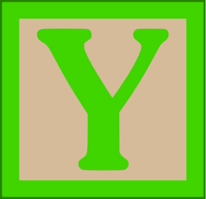  The Wooden Letters Uppercase Y