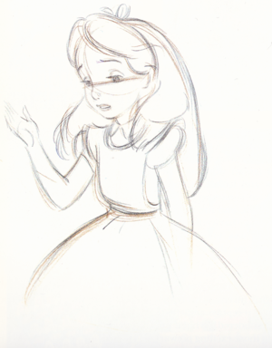  Walt 디즈니 Sketches - Alice