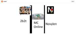  2b2t माइन्क्राफ्ट Online Novylen Old Servers
