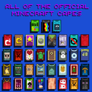  All Official Minecraft (Майнкрафт) Capes Список