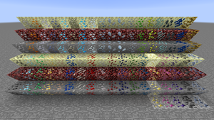  All Ore variants nether and end ores