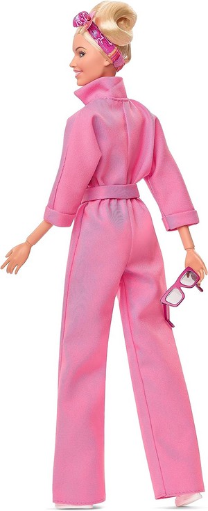  barbie 2023 - berwarna merah muda, merah muda Jumpsuit Doll