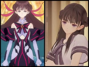  Blue Reflection रे Anime, And Blue Reflection Tie, सेकंड Light Game Mio Hirahara comparison
