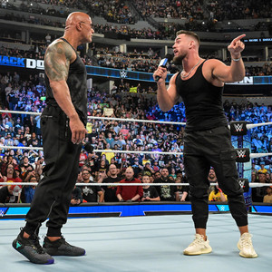  Dwayne 'The Rock' Johnson and Austin Theory | Friday Night Smackdown | September 15, 2023