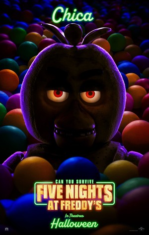  FNaF Movie Chica the Chicken poster 2 (High Resolution)