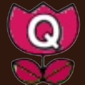  फूल Letter Q