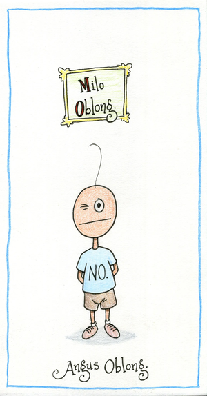  Milo Oblong art print oleh angus oblong
