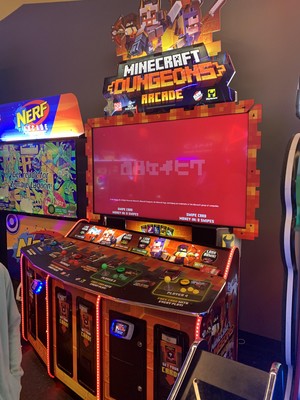  Minecraft（マインクラフト） Dungeons Arcade Machine Cabinet