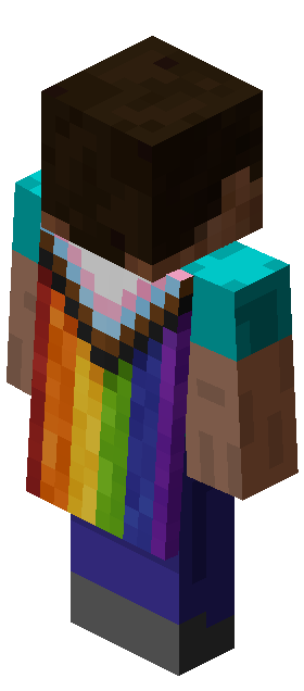 Minecraft（マインクラフト） Progress Pride Cape
