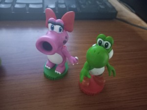  My figurines of Yoshi and Birdo