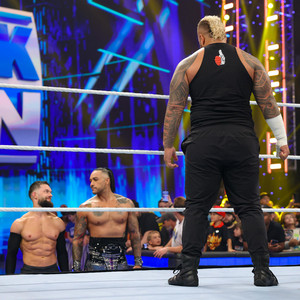 Solo Sikoa, Finn Bálor and Damian Priest | Friday Night SmackDown | September 8, 2023